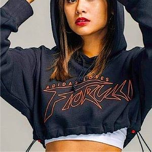 Retro Adidas Originals X Fiorucci Crop Hoodie